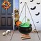 Halloween Decorations Outside - Large Witches Cauldron on Tripod with Big Skeleton & Cauldron Diffuser - Skeleton Halloween Party Decor for Outdoor Yard Home Porch